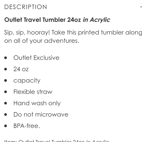 Vera Bradley Wild Roses Tumbler NWT - Picture 10 of 10